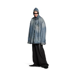 Balenciaga: Синяя рубашка 