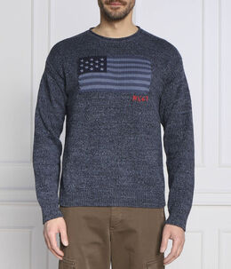Polo Ralph Lauren: Синий свитер 