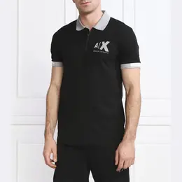 Armani Exchange: Чёрная рубашка 