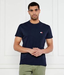 Tommy Jeans: Синяя футболка 