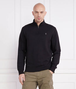 Polo Ralph Lauren: Чёрный свитер 