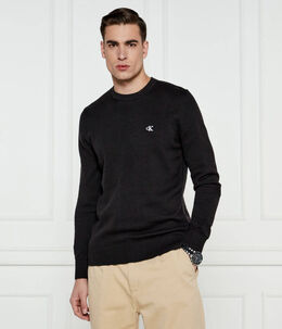 Calvin Klein Jeans: Чёрный свитер 