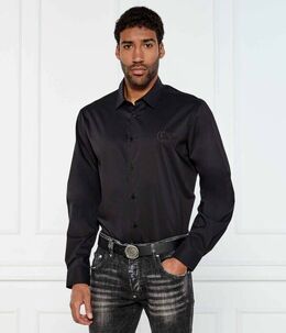 Just Cavalli: Чёрная рубашка 