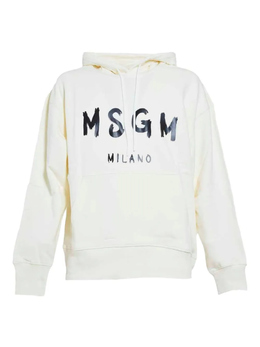 MSGM: Белая толстовка 