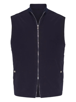 Brunello Cucinelli: Синий жилет 