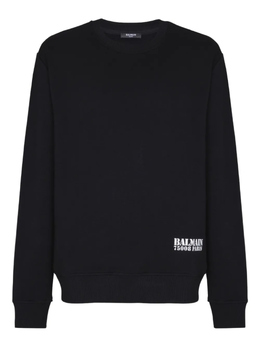 Balmain: Чёрная толстовка 