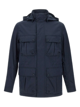 Belstaff: Синяя куртка 