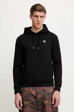 EA7 Emporio Armani: Чёрная толстовка 