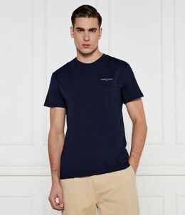 Tommy Jeans: Синяя футболка 