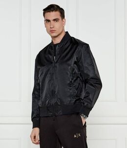 Armani Exchange: Чёрная куртка 