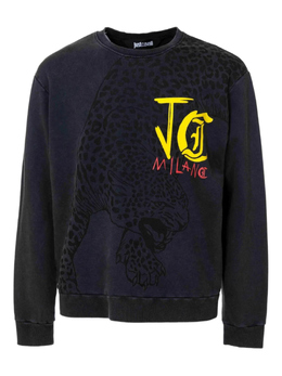 Just Cavalli: Толстовка с леопардовым принтом 