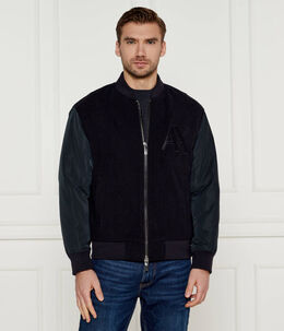Armani Exchange: Синяя куртка 