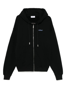 Off-White: Чёрная толстовка  Arrow