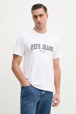 Pepe Jeans: Белая футболка 