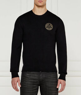 Versace Jeans Couture: Чёрный свитер 