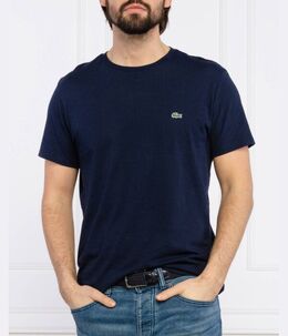 Lacoste: Синяя футболка 