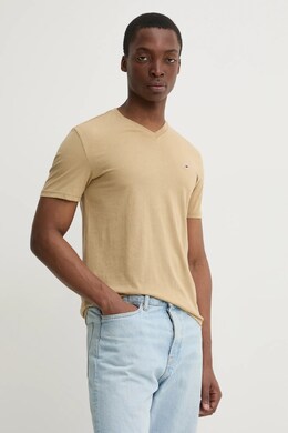 Tommy Jeans: Зелёная футболка 