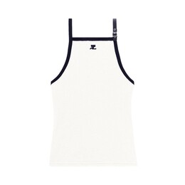 Courreges: Белая майка 