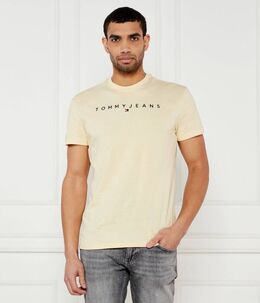 Tommy Jeans: Жёлтая футболка 