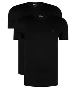 Just Cavalli: Чёрная футболка 