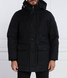 Tommy Hilfiger: Чёрный пуховик  Rockie