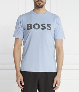BOSS Green: Синяя футболка 