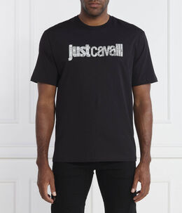 Just Cavalli: Чёрная футболка 