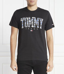 Tommy Jeans: Чёрная рубашка 