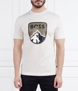 BOSS: Жёлтая футболка 