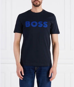 BOSS: Чёрная футболка 