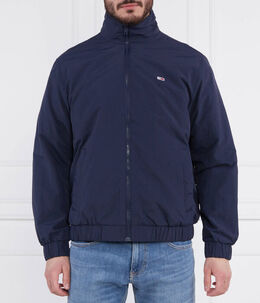 Tommy Jeans: Синяя куртка  Essential
