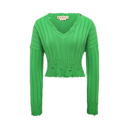 Marni: Рваный свитер 