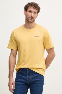Pepe Jeans: Жёлтая футболка 