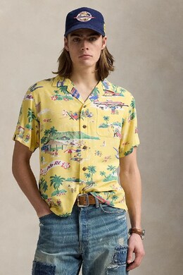 Polo Ralph Lauren: Жёлтая рубашка 