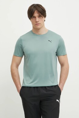 PUMA: Зелёная футболка  Essentials