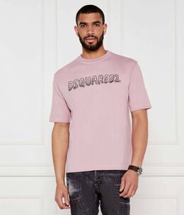 Dsquared2: Розовая футболка 