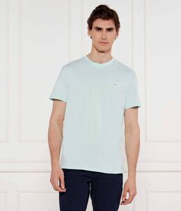 Tommy Jeans: Голубая футболка 