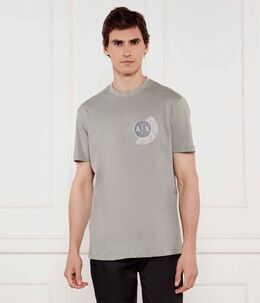Armani Exchange: Серая футболка 