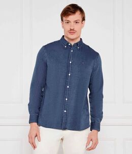 Tommy Hilfiger: Синяя рубашка 