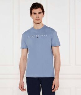 Tommy Jeans: Синяя футболка 