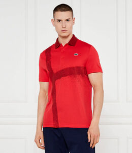 Lacoste: Красная рубашка 