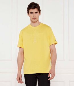 Tommy Jeans: Жёлтая футболка 