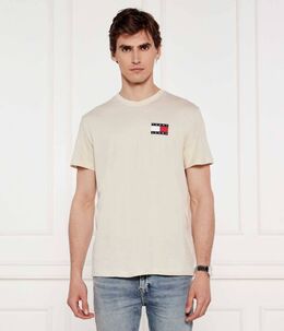 Tommy Jeans: Жёлтая футболка 