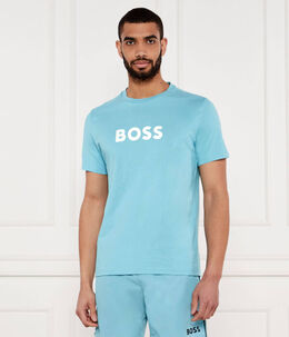 BOSS: Синяя футболка 