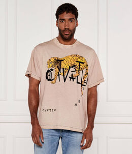 Just Cavalli: Жёлтая футболка 