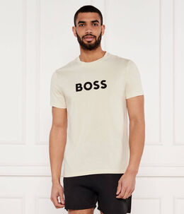 BOSS: Жёлтая футболка 