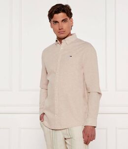Tommy Jeans: Жёлтая рубашка 
