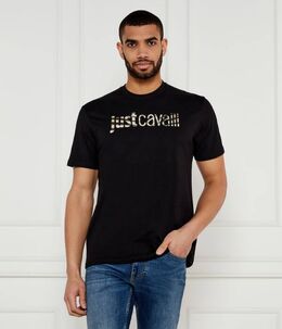 Just Cavalli: Чёрная футболка 