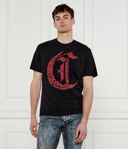 Just Cavalli: Чёрная футболка 