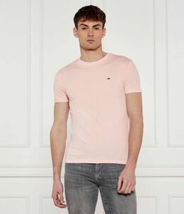 Tommy Jeans: Розовая футболка 